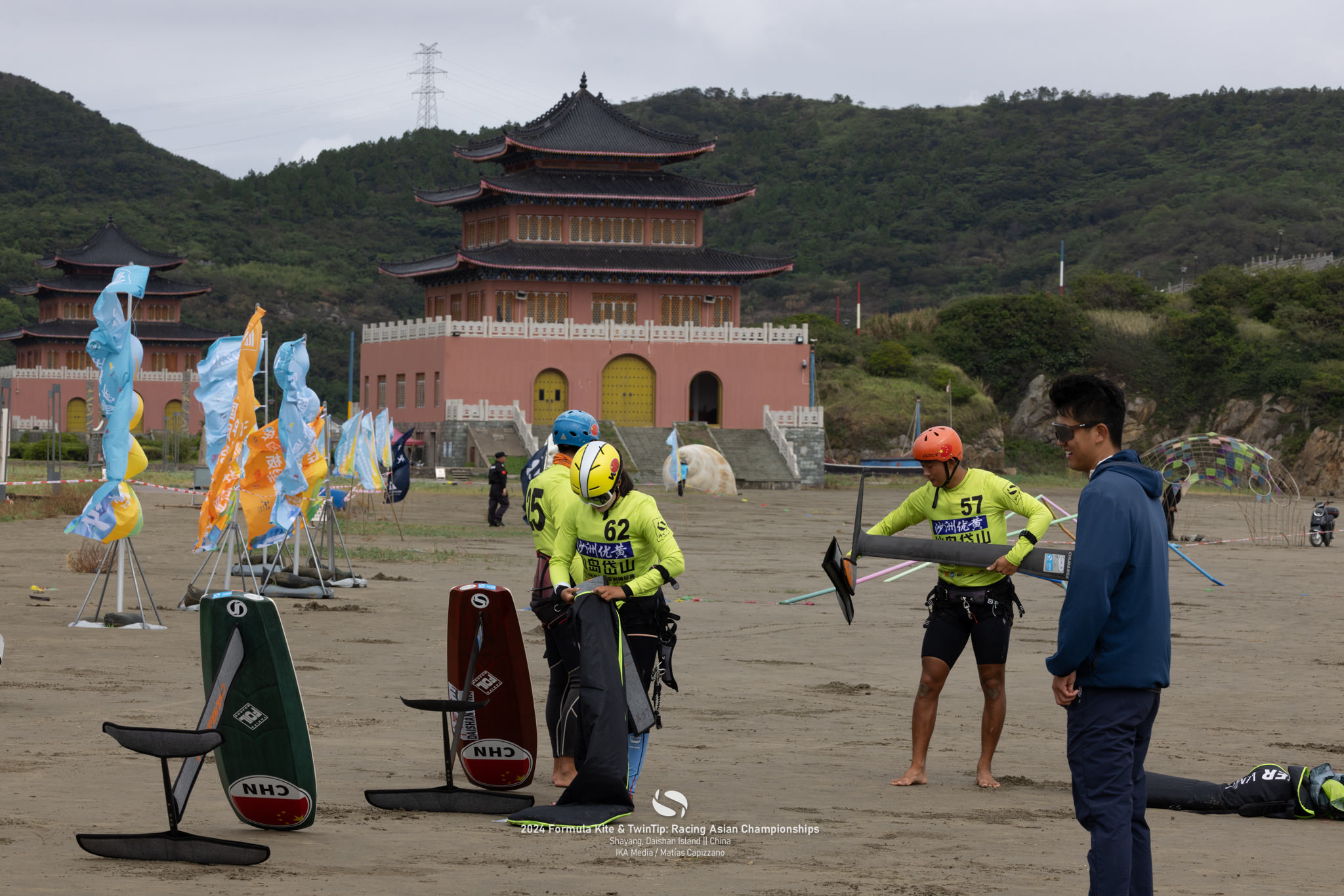 2024 Formula Kite & TwinTip:Racing Asian Championships & Open Asian Trophy. Shayang, Daishan Island, China. IKA / © Matías Capizzano