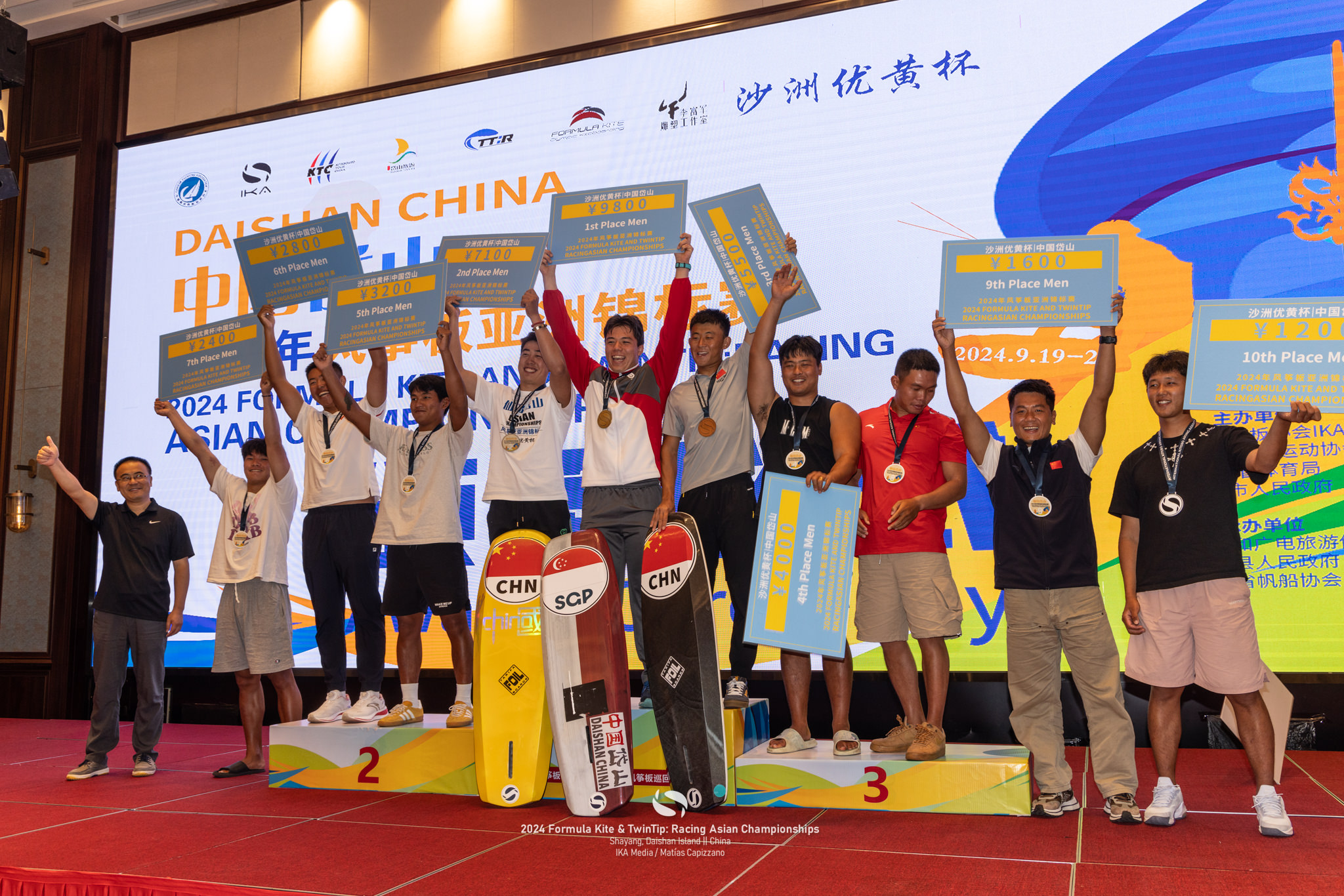 2024 Formula Kite & TwinTip:Racing Asian Championships & Open Asian Trophy. Shayang, Daishan Island, China. IKA / © Matías Capizzano